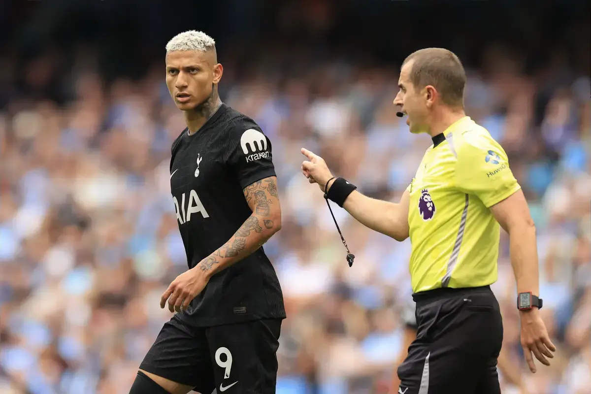 44% win rate for Tottenham under referee for heated NLD against Arsenal ...