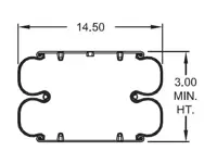 W01-358-9529 | Firestone Airide Air Spring | 21-2