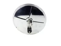 GG Mirror Head 8" Round Center Mount Stainless Steel 5/16" Ball Stud #33081 Each 