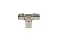 Air Suspension Fittings - 3/8" Push-In To 3/8" 3-Way Tee Union (2-Piece Set) Air Ride Brass Fittings - Foto 4