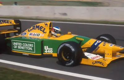 Michael Schumacher 1992 Spanish Grand Prix Benetton B192 F1 Framed 